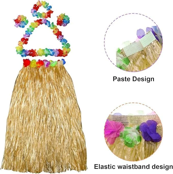 ست لباس مهمانی هاوایی ویلاگی شامل دامن علفی هولا 5 تکه، دامن علفی هاوایی، گل های لی هاوایی، گردنبند دستبند گل هاوایی، لباس فانتزی لی هاوایی برای بزرگسالان و کودکان، مناسب برای تزئینات مهمانی های استوایی ساحلی تابستانی ست لباس مهمانی هاوایی ویلاگی شامل دامن علفی هولا 5 تکه، دامن علفی هاوایی، گل های لی هاوایی، گردنبند دستبند گل هاوایی، لباس فانتزی لی هاوایی برای بزرگسالان و کودکان، مناسب برای تزئینات مهمانی های استوایی ساحلی تابستانی