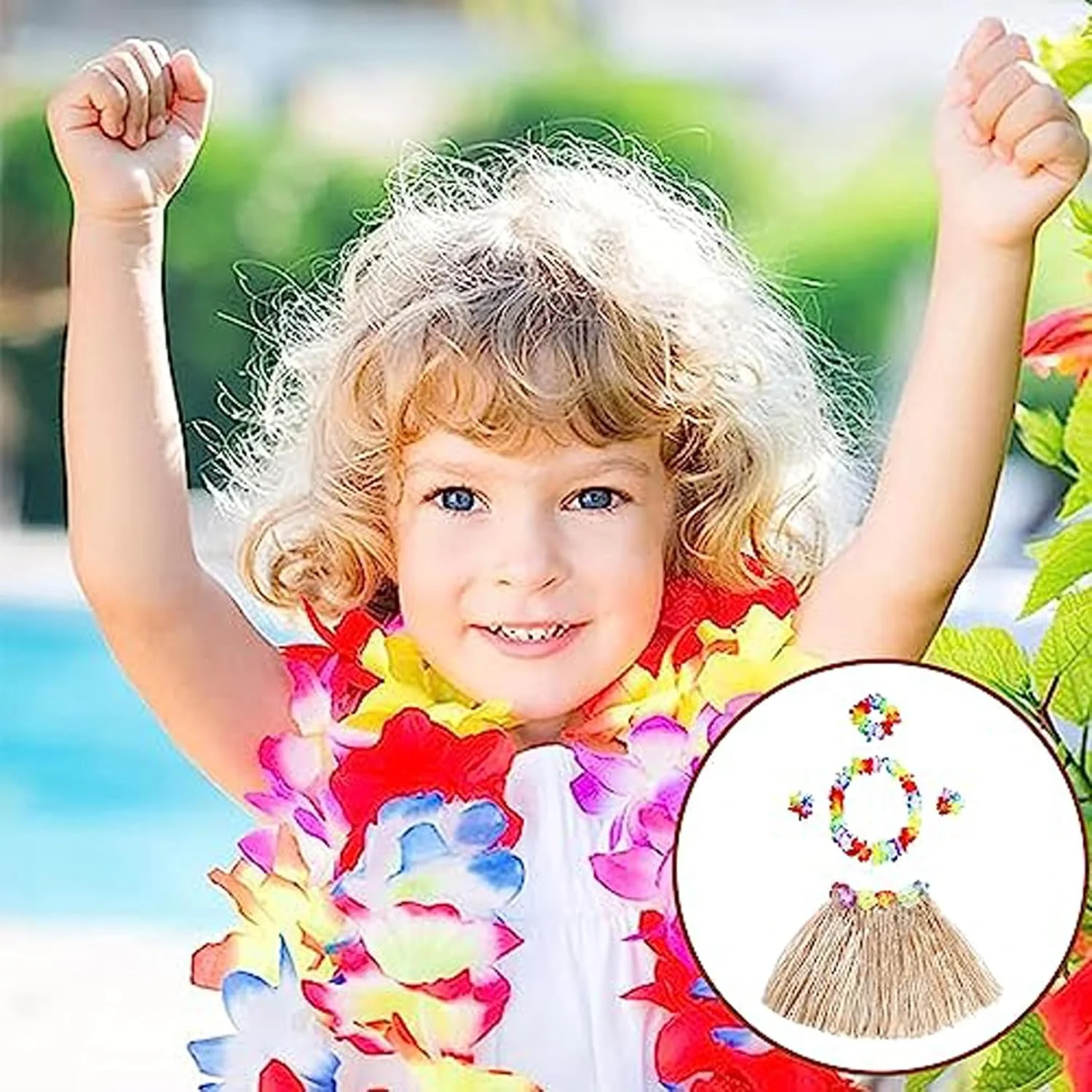 ست لباس مهمانی هاوایی ویلاگی شامل دامن علفی هولا 5 تکه، دامن علفی هاوایی، گل های لی هاوایی، گردنبند دستبند گل هاوایی، لباس فانتزی لی هاوایی برای بزرگسالان و کودکان، مناسب برای تزئینات مهمانی های استوایی ساحلی تابستانی ست لباس مهمانی هاوایی ویلاگی شامل دامن علفی هولا 5 تکه، دامن علفی هاوایی، گل های لی هاوایی، گردنبند دستبند گل هاوایی، لباس فانتزی لی هاوایی برای بزرگسالان و کودکان، مناسب برای تزئینات مهمانی های استوایی ساحلی تابستانی