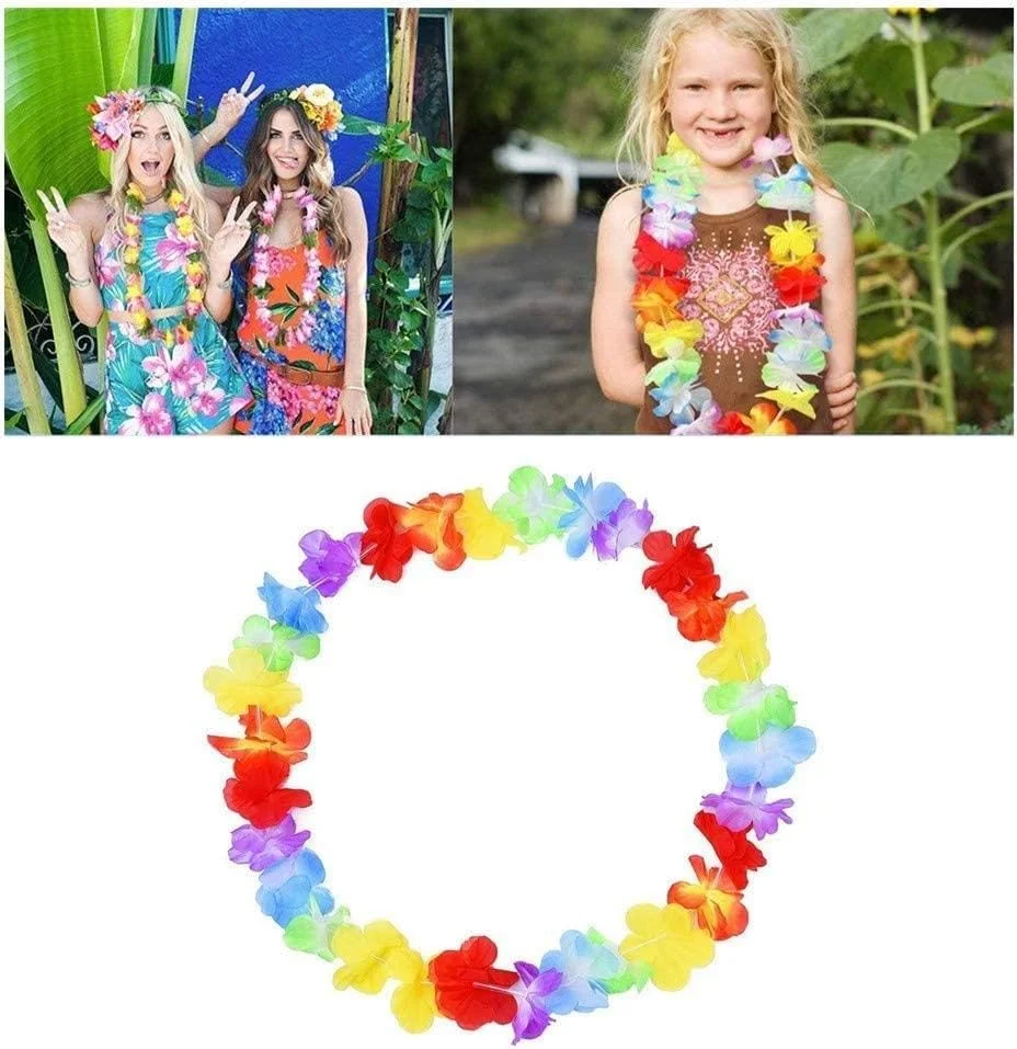 شاچی 12 عددی گل های هاوایی لی لوآ گردنبند هاوایی برای تزئینات مهمانی ساحلی گرمسیری لوازم مهمانی فلامینگو لباس فانتزی هاوایی برای بزرگسالان کودکان شاچی 12 عددی گل های هاوایی لی لوآ گردنبند هاوایی برای تزئینات مهمانی ساحلی گرمسیری لوازم مهمانی فلامینگو لباس فانتزی هاوایی برای بزرگسالان کودکان
