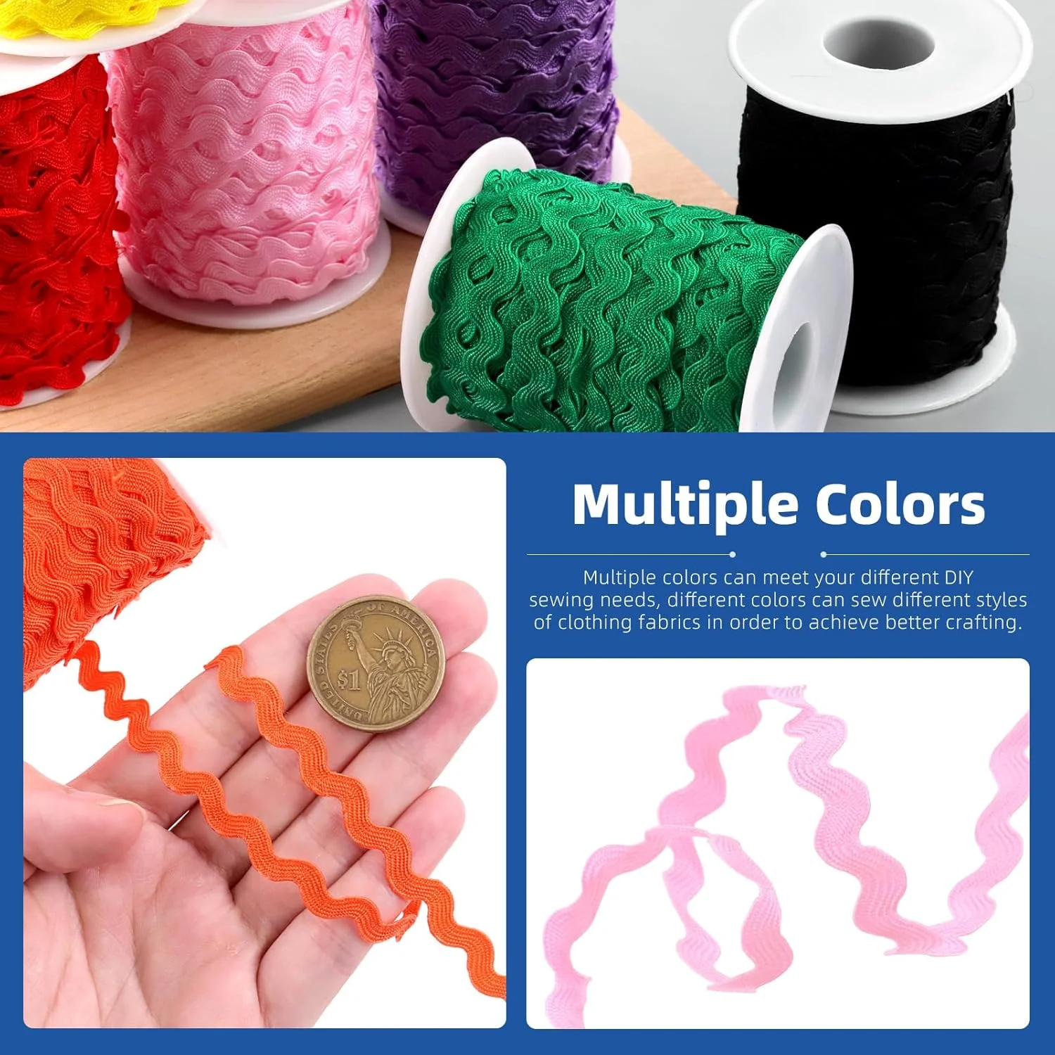 نوار تزیینی زیگزاگ قهوه ای رنگ Glarks، 1 عدد 25 متری، نوار حاشیه خمیده موجی برای خیاطی، تزیین لباس عروس، دکوراسیون مهمانی، لوازم بسته بندی هدیه نوار تزیینی زیگزاگ قهوه ای رنگ Glarks، 1 عدد 25 متری، نوار حاشیه خمیده موجی برای خیاطی، تزیین لباس عروس، دکوراسیون مهمانی، لوازم بسته بندی هدیه