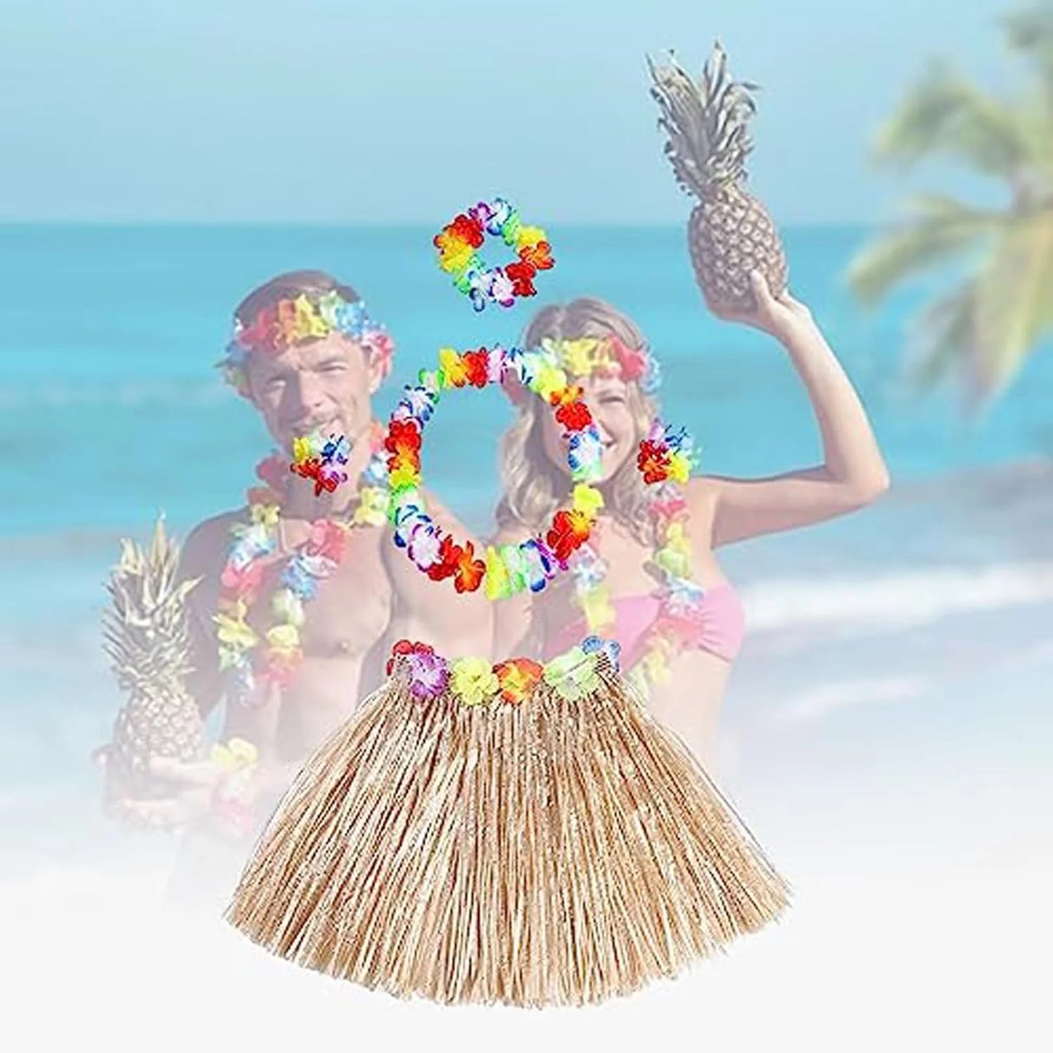 ست لباس مهمانی هاوایی ویلاگی شامل دامن علفی هولا 5 تکه، دامن علفی هاوایی، گل های لی هاوایی، گردنبند دستبند گل هاوایی، لباس فانتزی لی هاوایی برای بزرگسالان و کودکان، مناسب برای تزئینات مهمانی های استوایی ساحلی تابستانی ست لباس مهمانی هاوایی ویلاگی شامل دامن علفی هولا 5 تکه، دامن علفی هاوایی، گل های لی هاوایی، گردنبند دستبند گل هاوایی، لباس فانتزی لی هاوایی برای بزرگسالان و کودکان، مناسب برای تزئینات مهمانی های استوایی ساحلی تابستانی