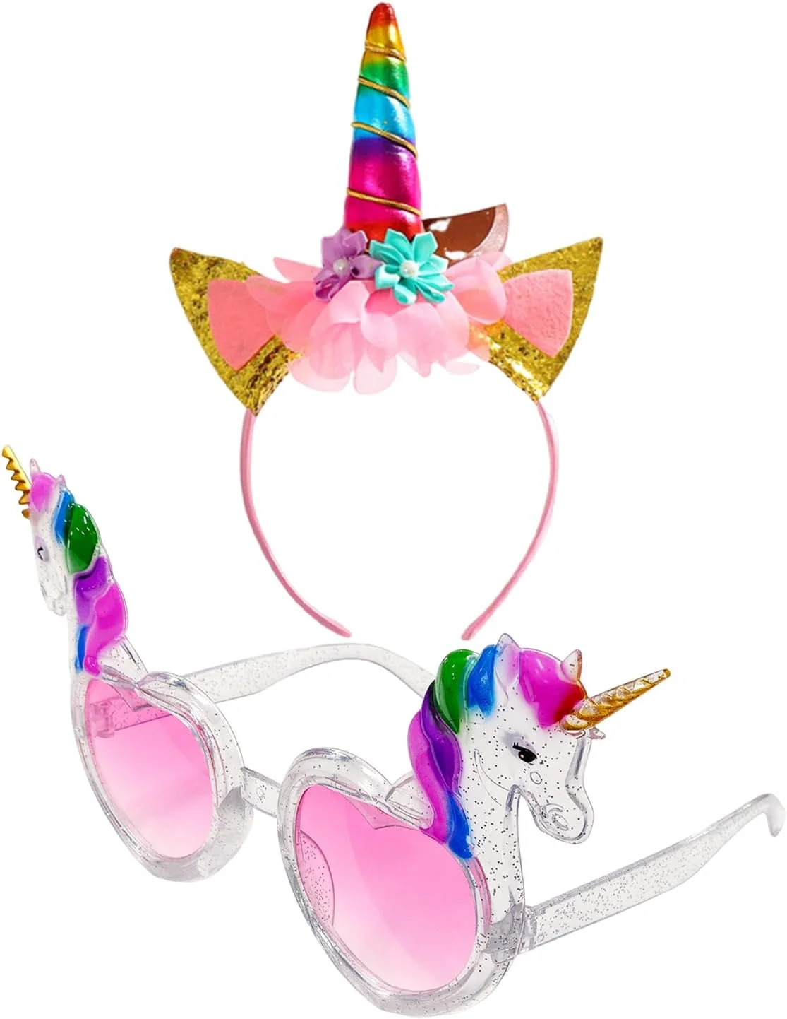 GDFHBD یک جفت عینک و 1 هدبند، عینک های خلاقانه، سربندهای کارتونی زیبا، لوازم تزئین مهمانی. GDFHBD یک جفت عینک و 1 هدبند، عینک های خلاقانه، سربندهای کارتونی زیبا، لوازم تزئین مهمانی.