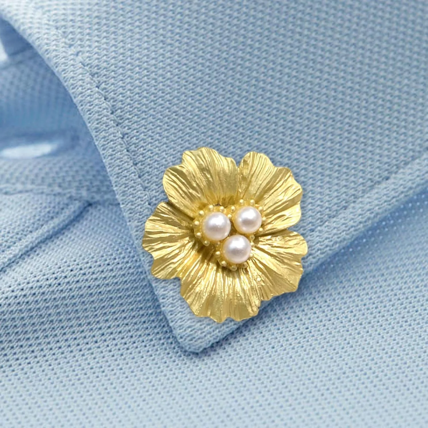 روکش دکمه طرح گل - روکش دکمه لباس - دکمه سرآستین مرواریدی طرح گل برای پیراهن مجلسی زنانه مردانه بلوز لوازم