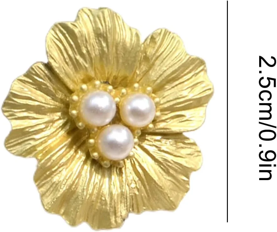 روکش دکمه برای بلوز زنانه - دکمه سرآستین دست ساز - تزئین دکمه سرآستین مرواریدی طرح گل برای پیراهن مجلسی زنانه و مردانه، لوازم بلوز و لباس