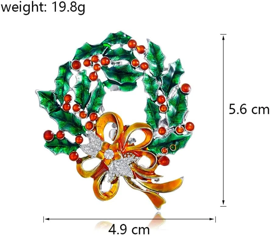 سنجاق سینه طرح گل کریسمس با پاپیون، مناسب زنان و مردان، تزئینی زیبا با برگ های سبز، سنجاق یقه میناکاری شده، مناسب لباس، کت، کلاه، شال، ژاکت، جواهرات تزیینی تعطیلات کریسمس سنجاق سینه طرح گل کریسمس با پاپیون، مناسب زنان و مردان، تزئینی زیبا با برگ های سبز، سنجاق یقه میناکاری شده، مناسب لباس، کت، کلاه، شال، ژاکت، جواهرات تزیینی تعطیلات کریسمس