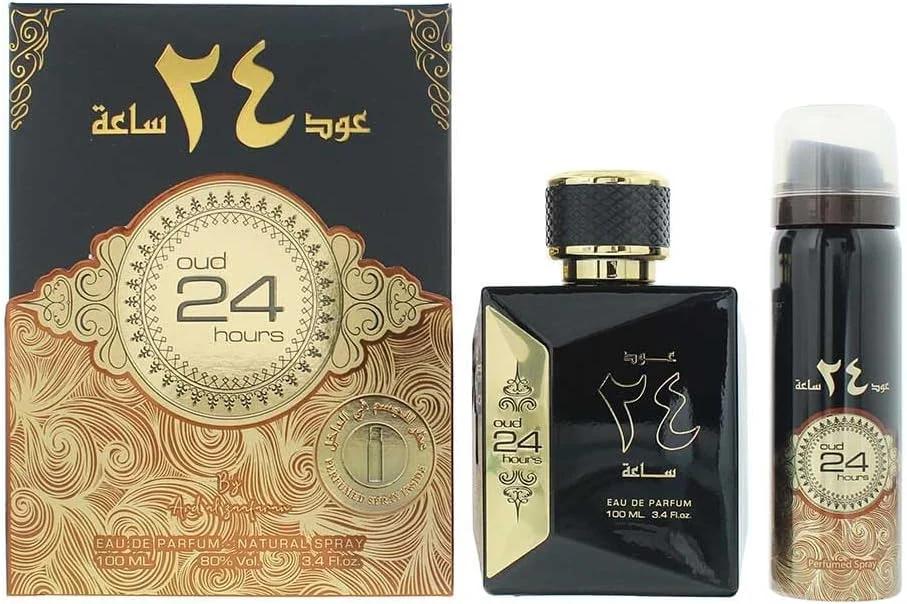 عطر مردانه ارض الزعفران عود 24 ساعته ادو پرفیوم، 100 میلی لیتر