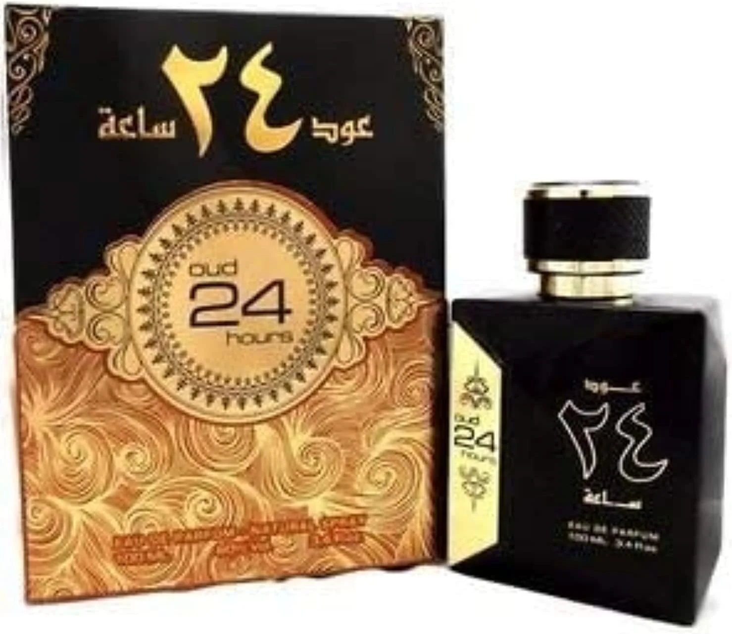 عطر مردانه ارض الزعفران عود 24 ساعته ادو پرفیوم، 100 میلی لیتر عطر مردانه ارض الزعفران عود 24 ساعته ادو پرفیوم، 100 میلی لیتر