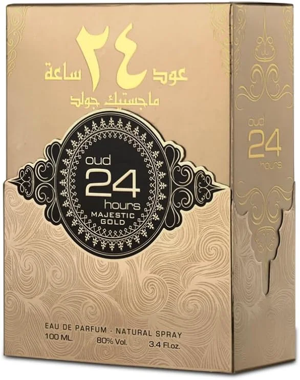 عطر ادکلن унисекс ارد الزعفران عود 24 Hours Majestic Gold حجم 100 میلی لیتر