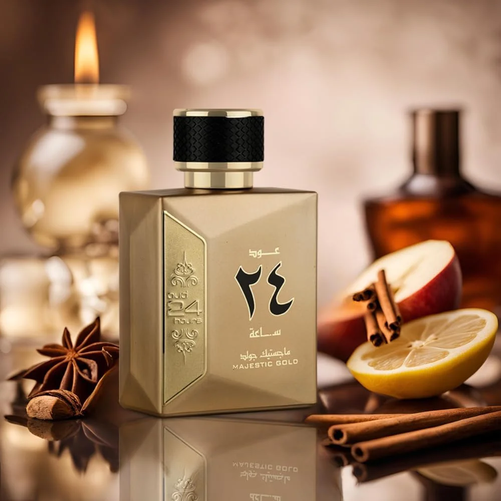 عطر ادکلن унисекс ارد الزعفران عود 24 Hours Majestic Gold حجم 100 میلی لیتر