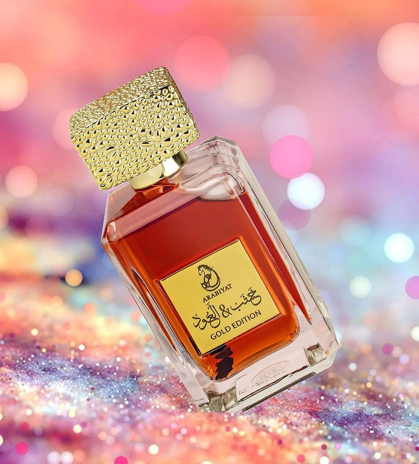 عطر ادو پرفیوم عربیات خشاب و عود - اسپری عربی 100 میلی لیتری برای مردان و زنان، نسخه طلایی لوکس