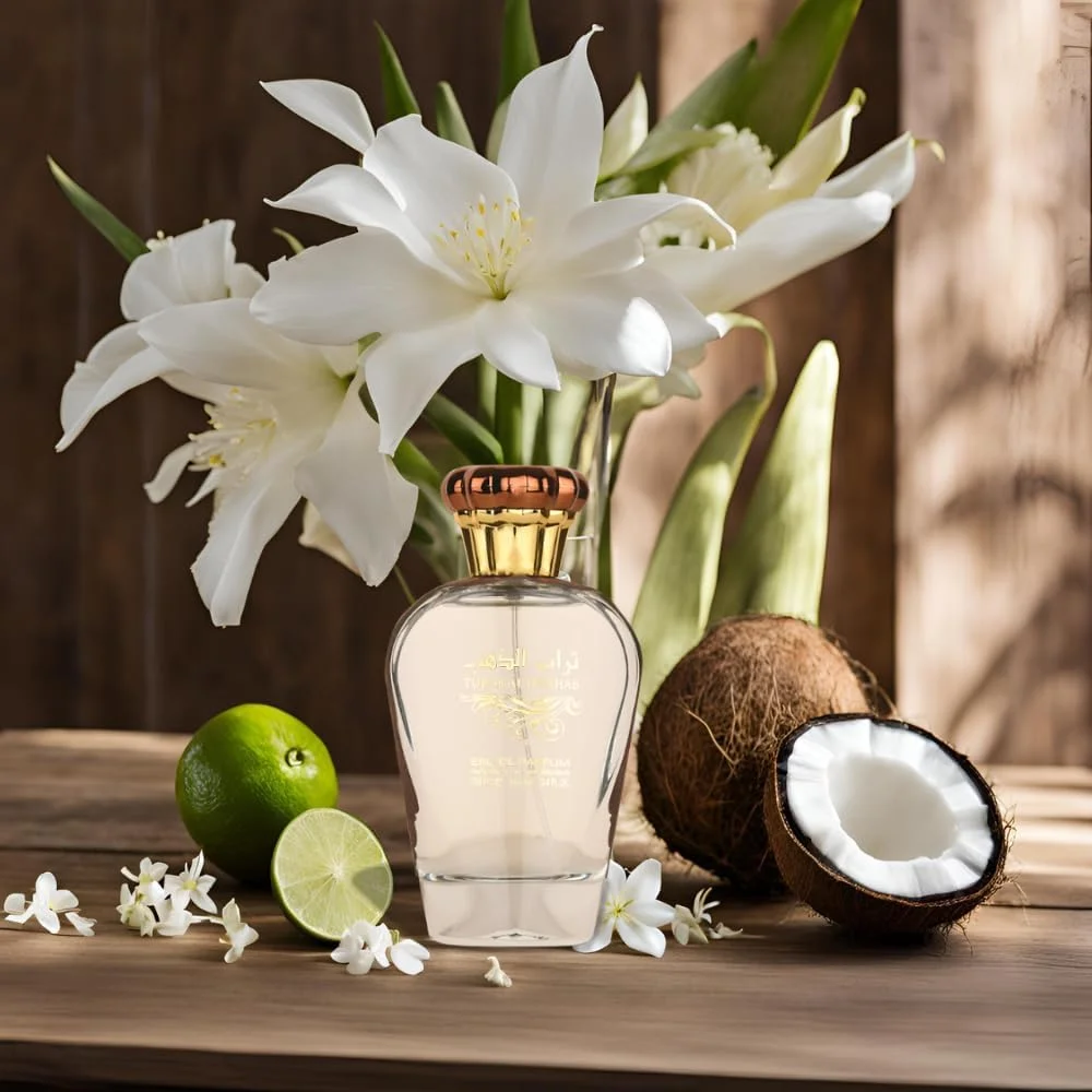 عطر زنانه ارض الزعفران تراب الذهب ادو پرفیوم 100 میلی لیتر به همراه دئودورانت 50 میلی لیتر