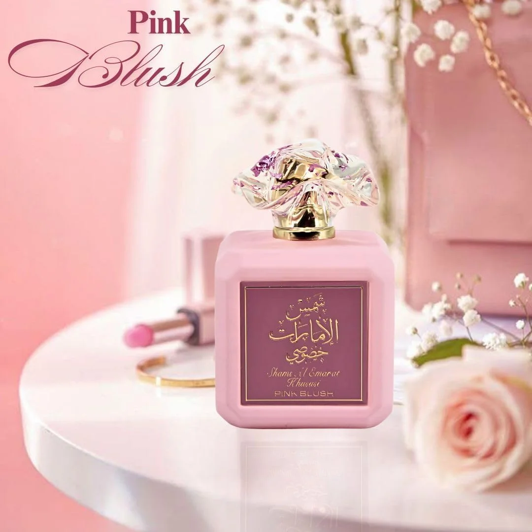 عطر ادو پرفیوم زنانه ارض الزعفران شمس الامارات خصوصی پینک بلاش، 100 میلی لیتر (3.4 اونس)