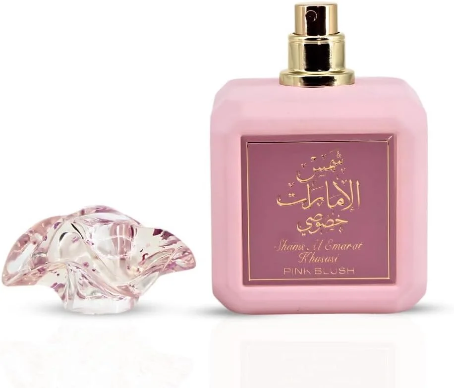 عطر ادو پرفیوم زنانه ارض الزعفران شمس الامارات خصوصی پینک بلاش، 100 میلی لیتر (3.4 اونس)