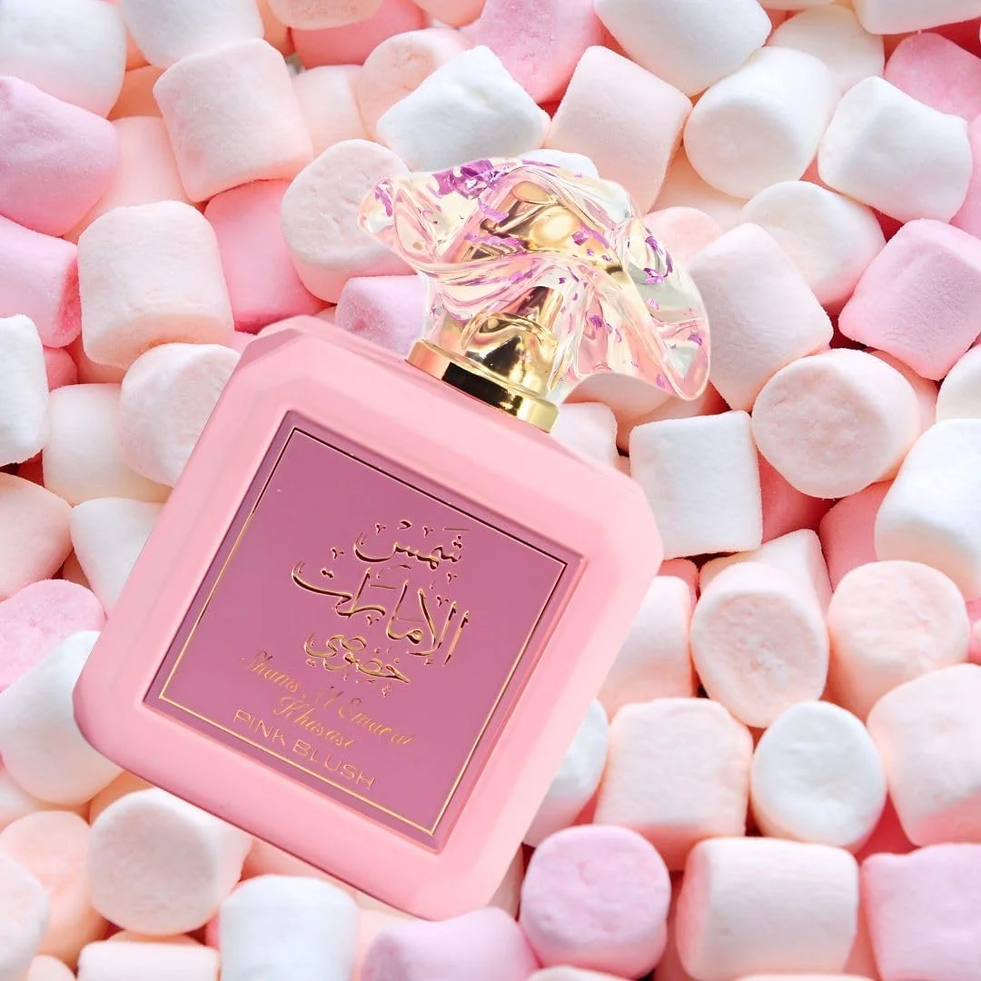 عطر ادو پرفیوم زنانه ارض الزعفران شمس الامارات خصوصی پینک بلاش، 100 میلی لیتر (3.4 اونس)