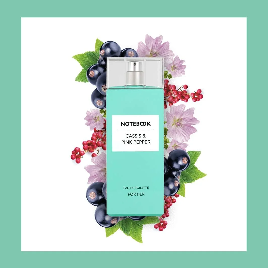 ادکلن زنانه آکواolina Notebook Spa Cassis & Pink Pepper Eau De Toilette Spray، 100 میلی لیتر