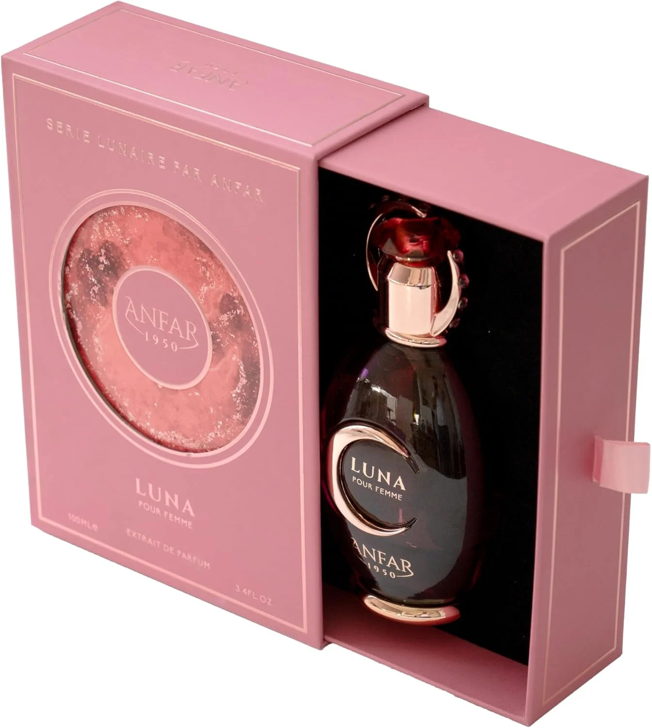 عطر زنانه آنفار 1950 لونا پور فم اکستریت د پرفیوم، 100 میلی لیتر، رایحه گلی میوه ای، مخصوص بانوان