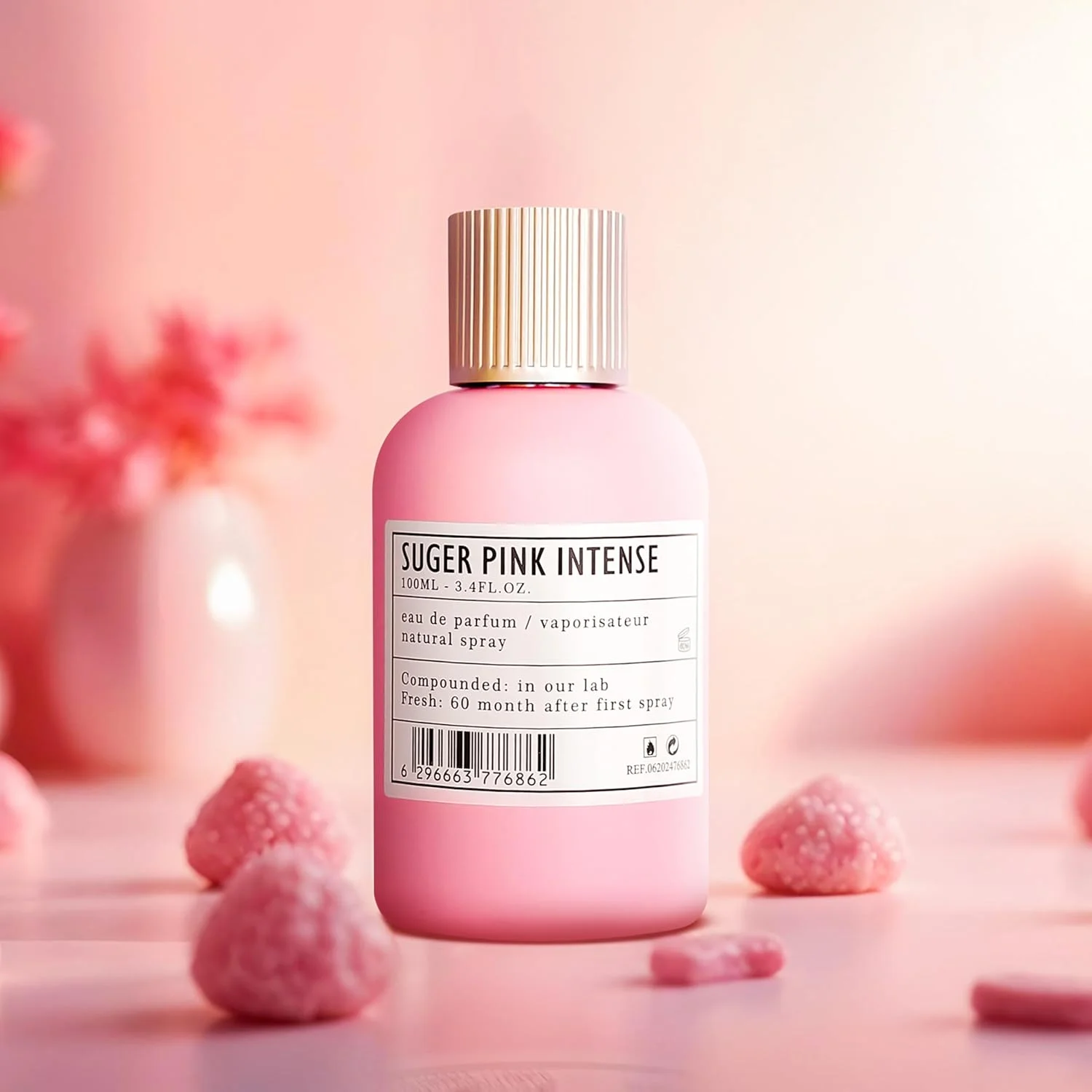 عطر زنانه آرو اف ای سی بای ای ام دی پرفیومز شوگر پینک اینتنس - ادو پرفیوم ماندگار زنانه EDP 100ml