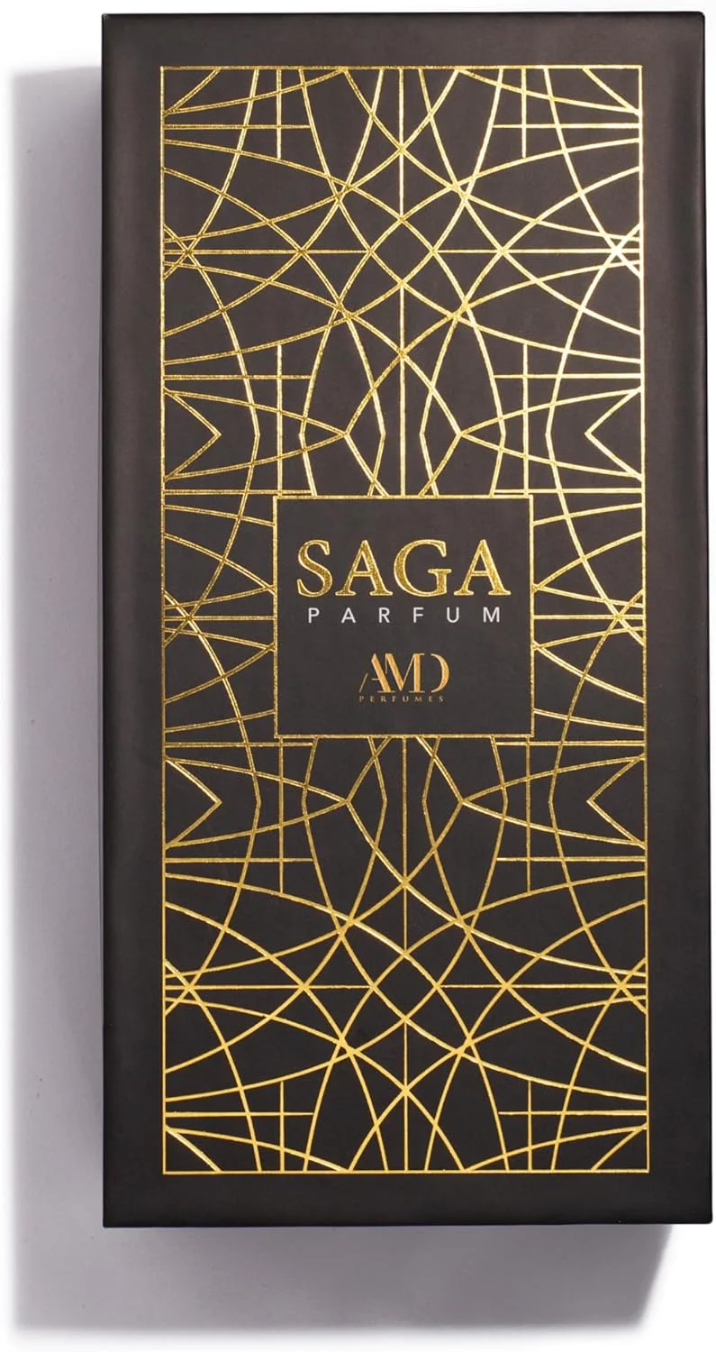 عطر زنانه AMD Perfumes Saga - هدیه کلاسیک برای زنان - رایحه های ماندگار زنانه با ترکیبی از نت های گل رز و مشک ادو پرفیوم EDP 100ml