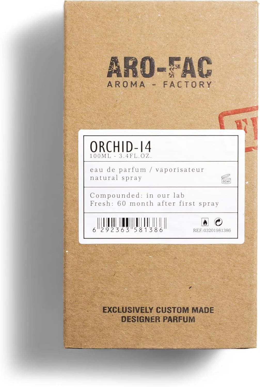 عطر унисекс ARO FAC By AMD Perfumes Orchid 14 - عطر کلاسیک مردانه و زنانه - رایحه های ماندگار مردانه و زنانه با ترکیبی از یاس و نت های میوه ای ادو پرفیوم EDP 100ml