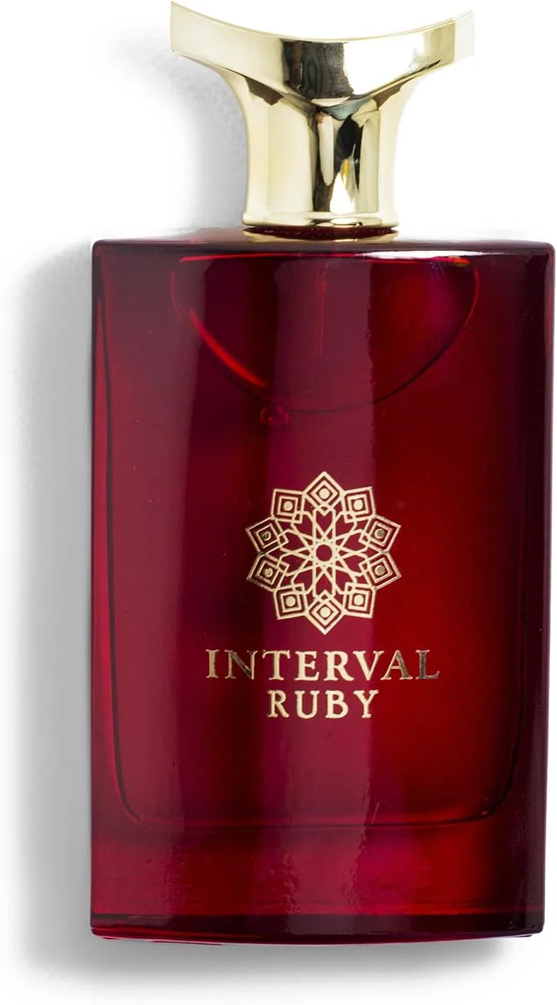 عطر унисекс AMD Perfumes Interval Ruby - عطر کلاسیک مردانه و زنانه - رایحه های ماندگار مردانه و زنانه با ترکیبی از مشک و نت های دریایی ادو پرفیوم EDP 100ml