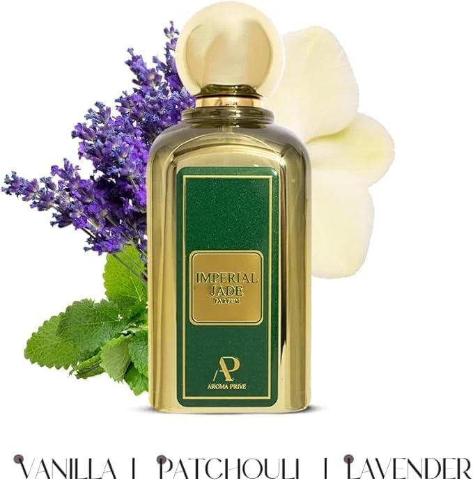 عطر زنانه آروما پرایو بای ای ام دی پرفیومز 𝙄𝙢𝙥𝙚𝙧𝙞𝙖𝙡 𝙅𝙖𝙙𝙚 - بهترین هدیه برای زنان - عطرهای زنانه منحصر به فرد با ترکیبی از رزماری و نت های دریایی ادو پرفیوم EDP 100ml