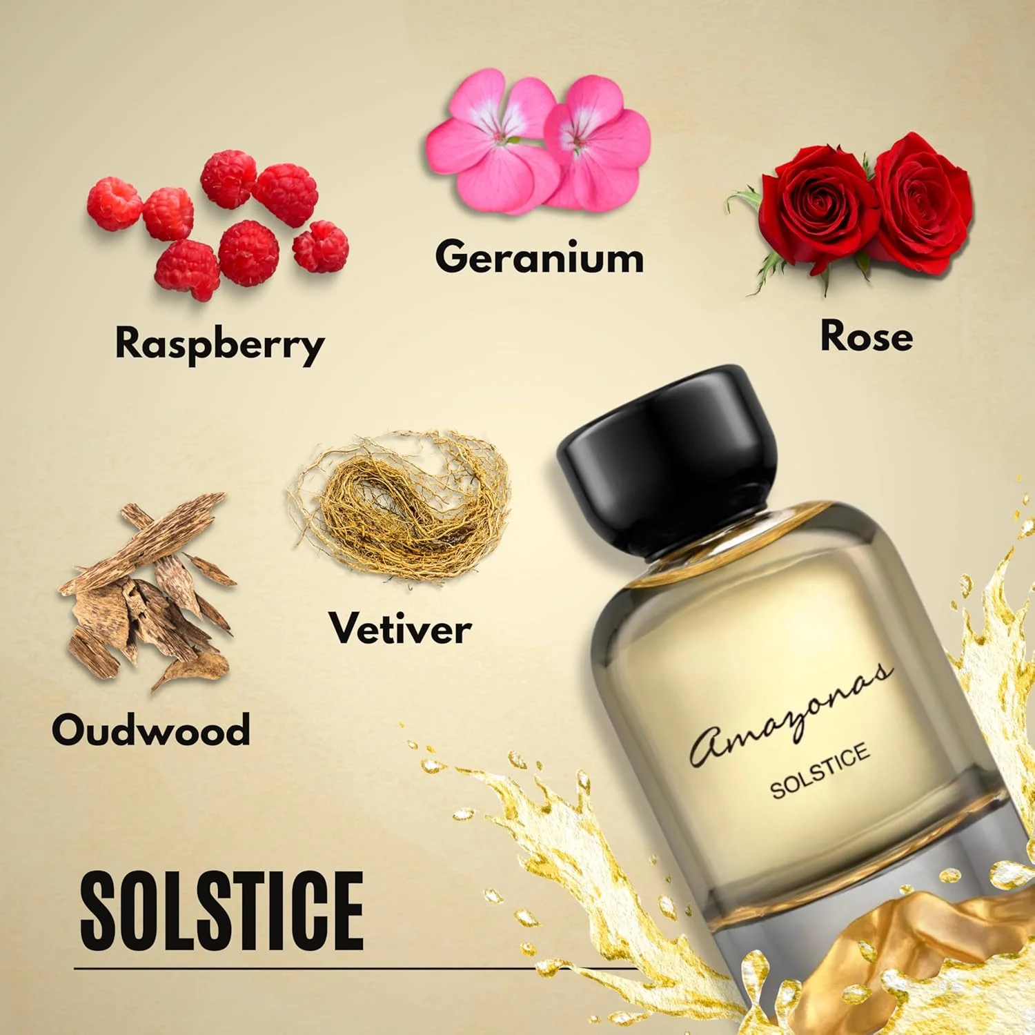 عطر زنانه آمازوناس سولستیس عربین - ادو پرفیوم جذاب، قوی و مقرون به صرفه، مجموعه عطرهای با کیفیت با رایحه ملایم، عطر زنانه برند Mood Lady EDP، ادکلن های معطر و گلی ایرانی