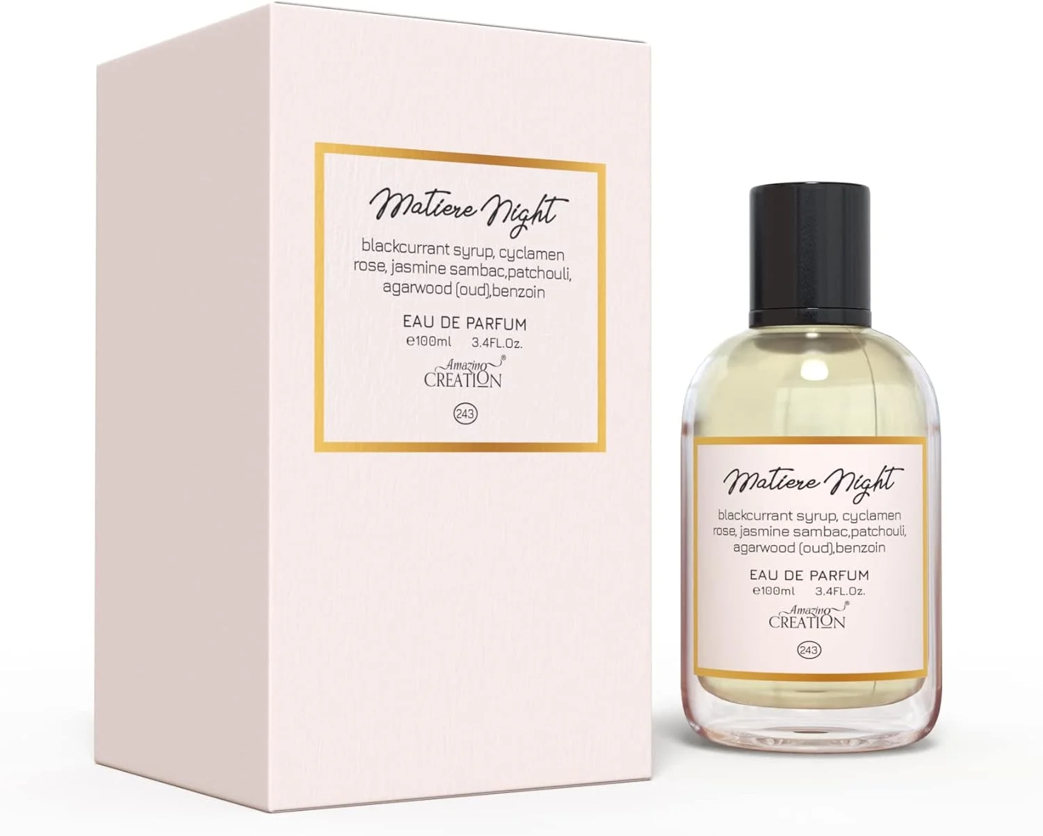 ادکلن زنانه امیزینگ کریشن مدل Matiere Night EDP حجم 100 میل