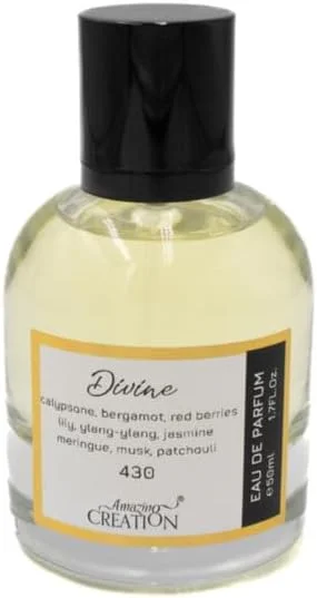 ادو پرفیوم زنانه آفرینش شگفت انگیز Divine، 50 میلی لیتر، رایحه شرقی گلی