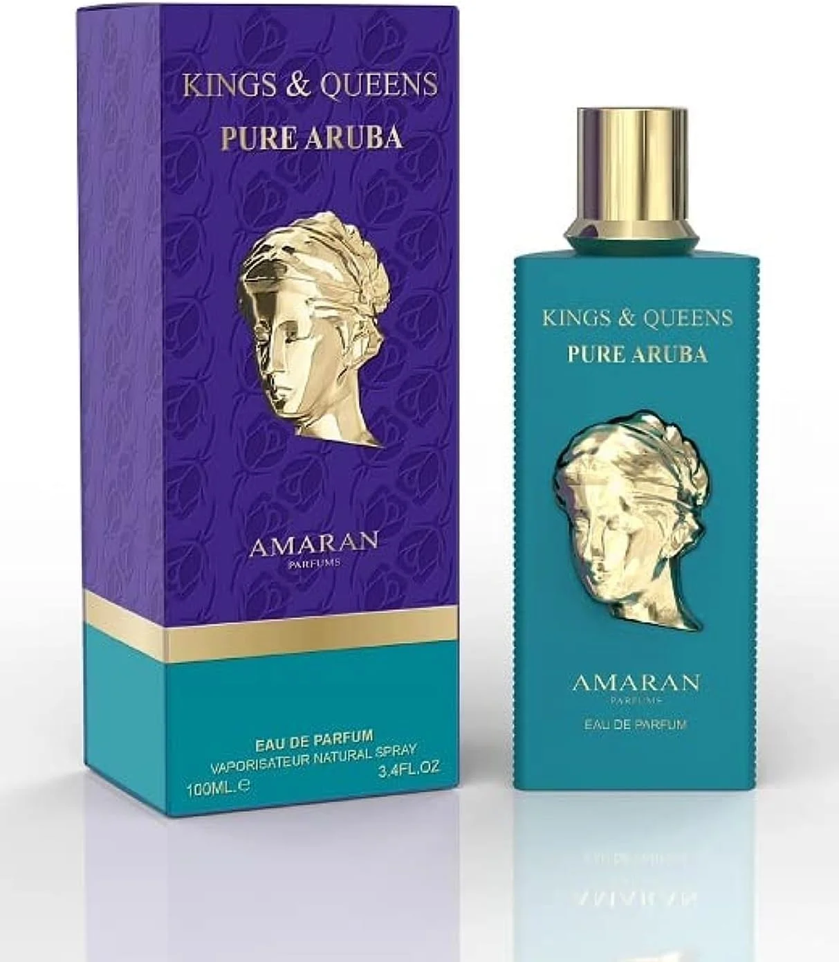عطر ادوپرفیوم آماران کینگز اند کویین پیور آروبا ۱۰۰ میلی لیتر