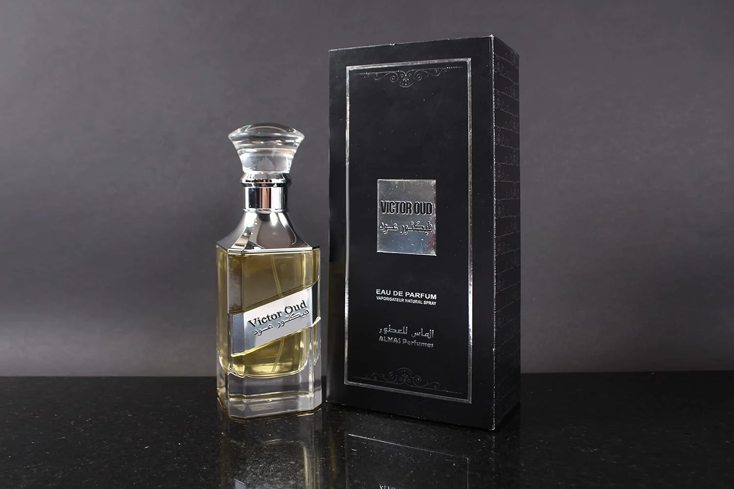 عطر الماس Victor Oud - Eau De Parfum 100ml، унисекс - 3.4 Fl Oz (100 ml) - رایحه ماندگار - رایحه لوکس عربستان برای مردان و زنان