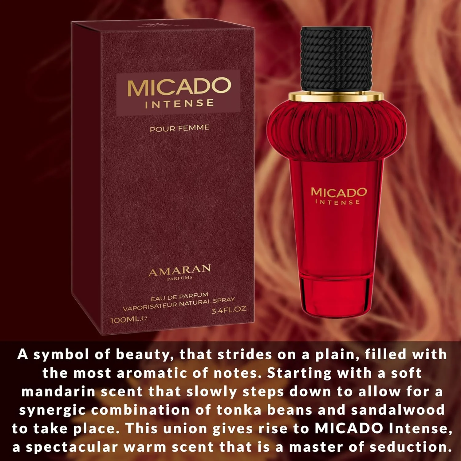 عطر ادکلن زنانه آماران میکادو اینتنس EDP حجم 100 میلی لیتر عطر ادکلن زنانه آماران میکادو اینتنس EDP حجم 100 میلی لیتر