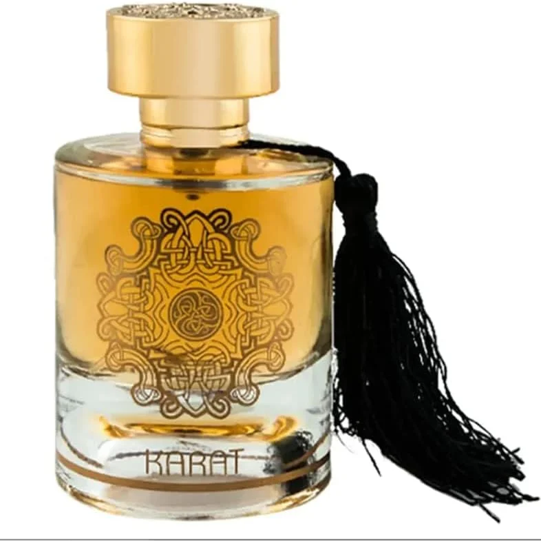 ادکلن ALHAMBRA KARAT EAU DE PARFUM 100ml | عطر لوکس و ماندگار | رایحه وارداتی ممتاز برای مردان و زنان | ست هدیه عطر | مناسب برای همه مناسبت ها (بسته 1 عددی) ادکلن ALHAMBRA KARAT EAU DE PARFUM 100ml | عطر لوکس و ماندگار | رایحه وارداتی ممتاز برای مردان و زنان | ست هدیه عطر | مناسب برای همه مناسبت ها (بسته 1 عددی)