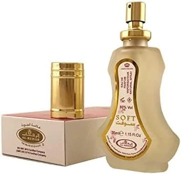 الرحاب سافت - ادو پرفیوم طبیعی اسپری - 35 میلی لیتر (1.15 fl. oz) - بسته 2 عددی الرحاب سافت - ادو پرفیوم طبیعی اسپری - 35 میلی لیتر (1.15 fl. oz) - بسته 2 عددی