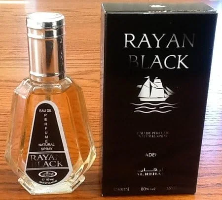 الرحاب رایان بلک - ادو پرفیوم طبیعی اسپری - 50 میلی لیتر (1.65 fl. oz) - بسته 12 عددی