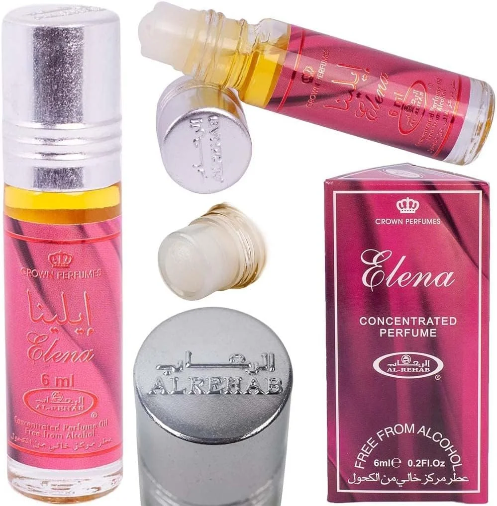 عطر روغنی النا الرحاب - 6 میلی لیتر (0.2 اونس) (عطر تاج) (1 بسته 6 میلی لیتری) عطر روغنی النا الرحاب - 6 میلی لیتر (0.2 اونس) (عطر تاج) (1 بسته 6 میلی لیتری)