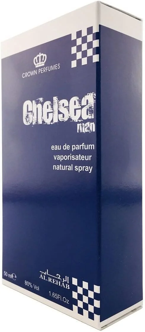 عطر اسپری مردانه Chelsea Man از الرحاب - ادو پرفیوم (50 میلی لیتر) - بسته 2 عددی عطر اسپری مردانه Chelsea Man از الرحاب - ادو پرفیوم (50 میلی لیتر) - بسته 2 عددی