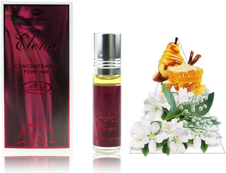 عطر روغنی النا الرحاب - 6 میلی لیتر (0.2 اونس) (عطر تاج) (1 بسته 6 میلی لیتری) عطر روغنی النا الرحاب - 6 میلی لیتر (0.2 اونس) (عطر تاج) (1 بسته 6 میلی لیتری)