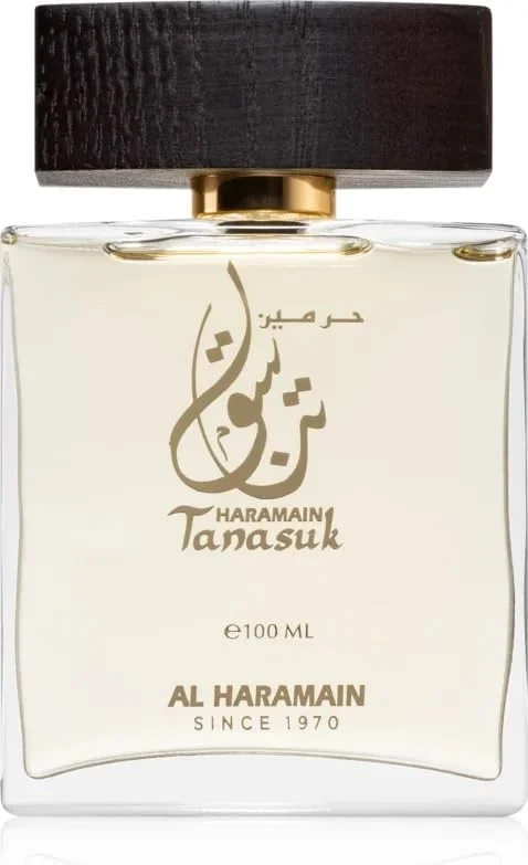 ال حرمین تناسوک اکستریت د پرفیوم اسپری 100 میلی لیتر | عطر لوکس یونیسکس با رایحه رز، انار، زعفران، یاس، عنبر، وانیل، مشک و شکر قهوه ای | عطر عربی ماندگار ال حرمین تناسوک اکستریت د پرفیوم اسپری 100 میلی لیتر | عطر لوکس یونیسکس با رایحه رز، انار، زعفران، یاس، عنبر، وانیل، مشک و شکر قهوه ای | عطر عربی ماندگار