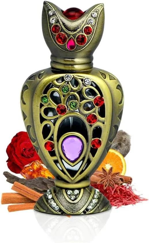 روغن عطر بتول الحرمین 12 میلی لیتر | رایحه چرم و عود ماندگار یونیسکس | رایحه چوبی شرقی با عنبر، مشک و وانیل | عطر لوکس جیبی برای مردان و زنان روغن عطر بتول الحرمین 12 میلی لیتر | رایحه چرم و عود ماندگار یونیسکس | رایحه چوبی شرقی با عنبر، مشک و وانیل | عطر لوکس جیبی برای مردان و زنان