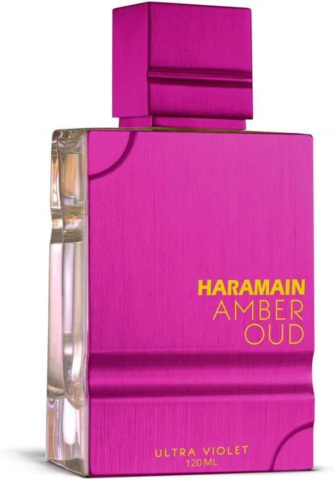 عطر زنانه الحرمین عنبر عود اولترا ویولت با رایحه میوه ای، گل رز، ترنج و زنجبیل، ماندگاری طولانی، مناسب روز و شب، 120 میلی لیتر عطر زنانه الحرمین عنبر عود اولترا ویولت با رایحه میوه ای، گل رز، ترنج و زنجبیل، ماندگاری طولانی، مناسب روز و شب، 120 میلی لیتر