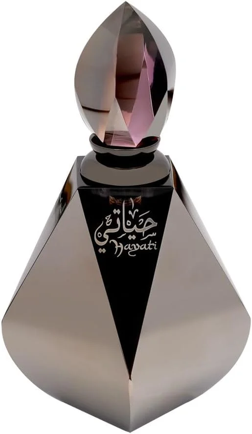 عطر روغنی کنستانتره الحرمین حیاتی 12 میلی لیتر | عطر عطار یونیسکس | نت های مشک، عنبر، شیرین و چوبی | عطر روغنی عربی بدون الکل با ماندگاری طولانی برای مردان و زنان