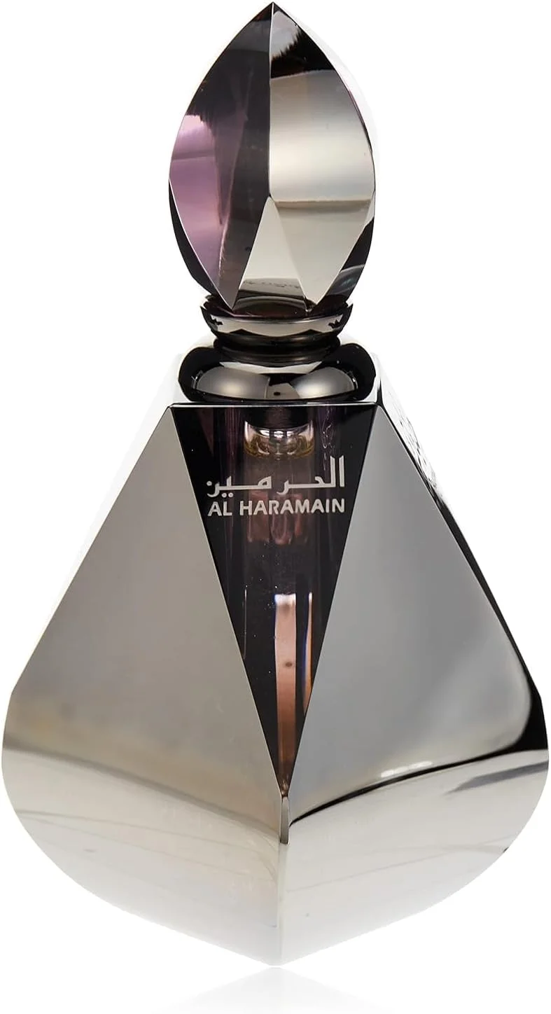 عطر روغنی کنستانتره الحرمین حیاتی 12 میلی لیتر | عطر عطار یونیسکس | نت های مشک، عنبر، شیرین و چوبی | عطر روغنی عربی بدون الکل با ماندگاری طولانی برای مردان و زنان