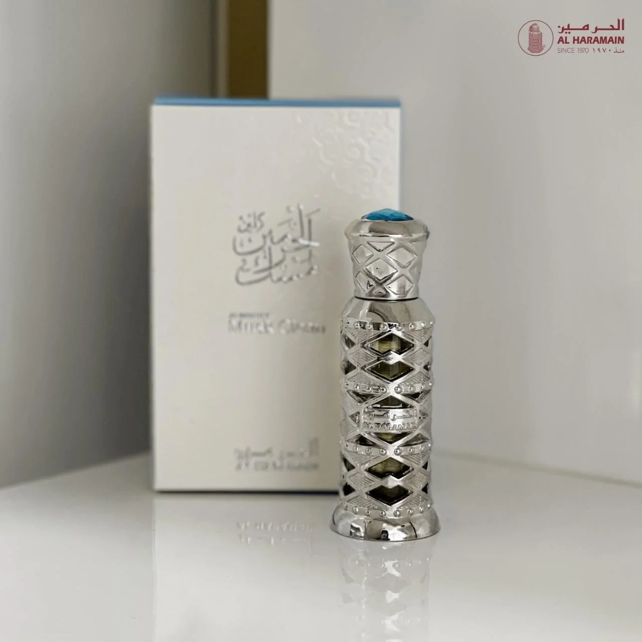 عطر روغنی 12 میلی لیتری المسک کلین الحرمین | عطر غلیظ گلی چوبی مشک унисекс با اسطوخودوس، عنبر، چوب صندل و وانیل | روغن عطر عربی غیر الکلی با ماندگاری طولانی عطر روغنی 12 میلی لیتری المسک کلین الحرمین | عطر غلیظ گلی چوبی مشک унисекс با اسطوخودوس، عنبر، چوب صندل و وانیل | روغن عطر عربی غیر الکلی با ماندگاری طولانی