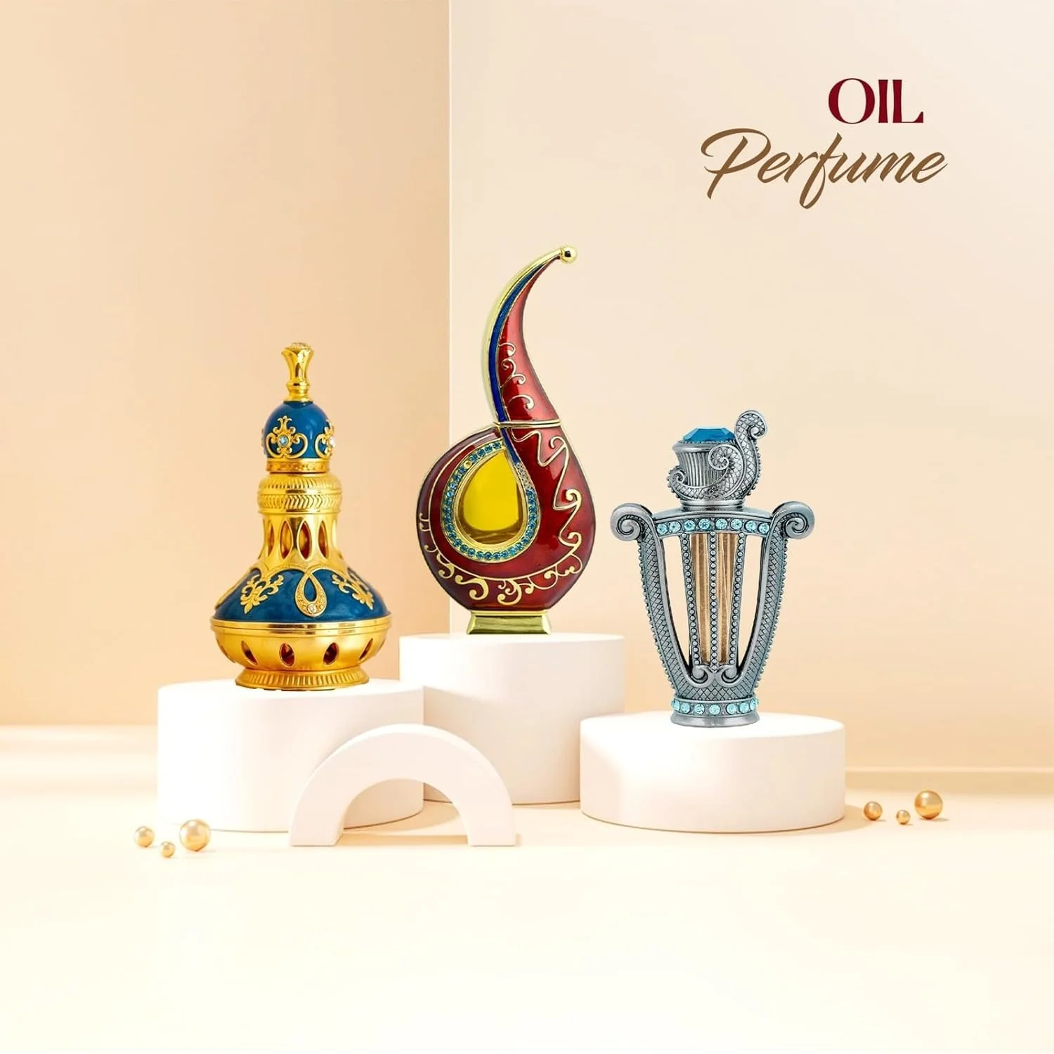 روغن عطر یونیسکس الحرمین اویونی 20 میلی لیتر (0.67 اونس) | عطر بدون الکل | رایحه گلی شرقی برای مردان و زنان | عطر عربی ماندگار روغن عطر یونیسکس الحرمین اویونی 20 میلی لیتر (0.67 اونس) | عطر بدون الکل | رایحه گلی شرقی برای مردان و زنان | عطر عربی ماندگار