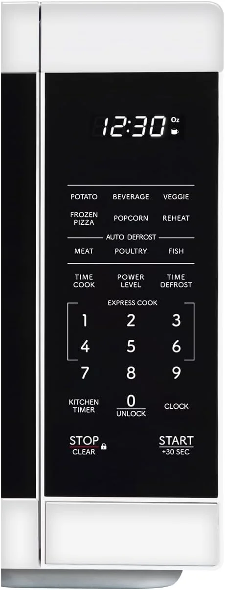 مایکروویو رومیزی SHARP با صفحه گردان کاروسل 12.4 اینچی قابل جابجایی، 1000 وات، 1.1 فوت مکعب، سفید مایکروویو رومیزی SHARP با صفحه گردان کاروسل 12.4 اینچی قابل جابجایی، 1000 وات، 1.1 فوت مکعب، سفید