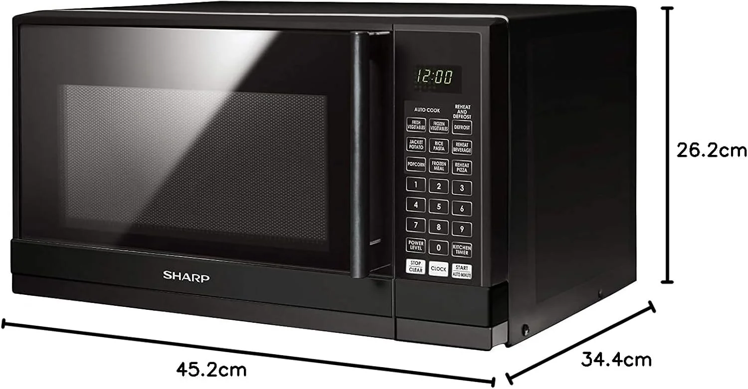 مایکروویو 20 لیتری شارپ مدل R-20GHM-BK3 مایکروویو 20 لیتری شارپ مدل R-20GHM-BK3