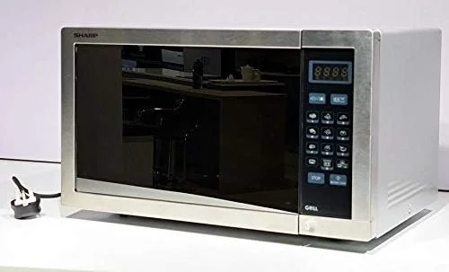 مایکروویو ترکیبی دیجیتال شارپ 34 لیتری 1100 وات استیل ضد زنگ با گریل، نقره ای - R-77AT-ST مایکروویو ترکیبی دیجیتال شارپ 34 لیتری 1100 وات استیل ضد زنگ با گریل، نقره ای - R-77AT-ST