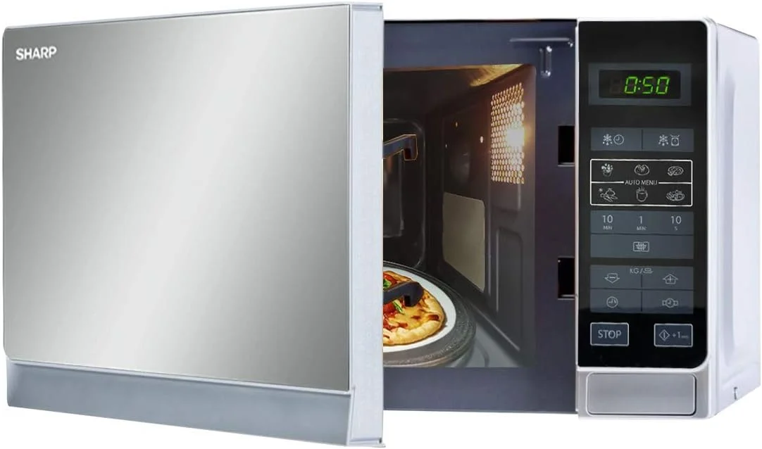 مایکروویو تک نفره دیجیتال 20 لیتری شارپ مدل R-20Mt-S نقره ای با 6 منوی پخت خودکار "حداقل 1 سال گارانتی سازنده" مایکروویو تک نفره دیجیتال 20 لیتری شارپ مدل R-20Mt-S نقره ای با 6 منوی پخت خودکار "حداقل 1 سال گارانتی سازنده"