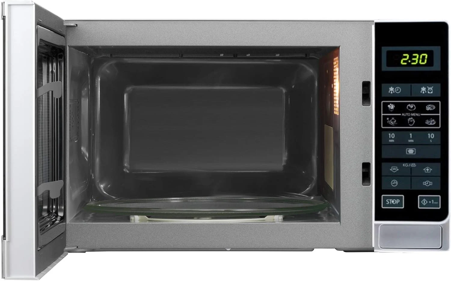 مایکروویو تک نفره دیجیتال 20 لیتری شارپ مدل R-20Mt-S نقره ای با 6 منوی پخت خودکار "حداقل 1 سال گارانتی سازنده" مایکروویو تک نفره دیجیتال 20 لیتری شارپ مدل R-20Mt-S نقره ای با 6 منوی پخت خودکار "حداقل 1 سال گارانتی سازنده"
