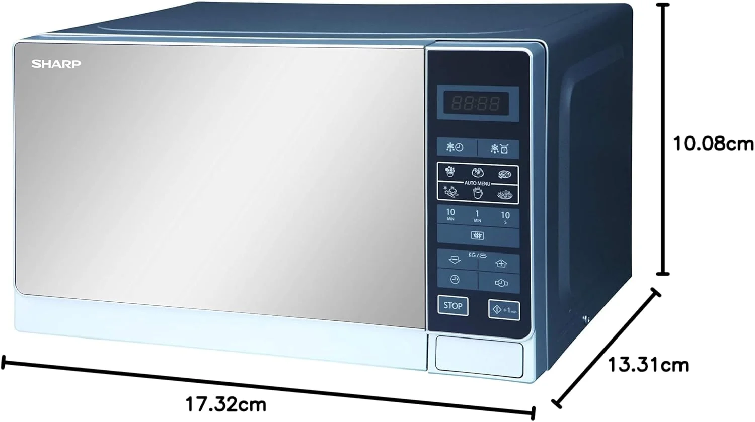 مایکروویو تک نفره دیجیتال 20 لیتری شارپ مدل R-20Mt-S نقره ای با 6 منوی پخت خودکار "حداقل 1 سال گارانتی سازنده" مایکروویو تک نفره دیجیتال 20 لیتری شارپ مدل R-20Mt-S نقره ای با 6 منوی پخت خودکار "حداقل 1 سال گارانتی سازنده"